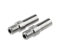ReachMall 2 tornillos de freno de bicicleta M8 x 1,25 mm, aleación plateada, pernos de poste de freno en V, accesorios de repuesto para reparación de montaje de pinza