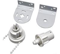 ReachMall 2SAN8D36TB27UP04Z4EAF728D5H2 Kit de reparación de estor enrollable de repuesto en plástico con cadena de cuentas de 300 cm y tornillos (32 mm), 2SAN8D36TB27UP04Z4EAF728D5H2