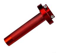 ReachMall Acelerador de giro CNC de 22 mm para Dirt Bike Motocross para Enduro para MX para Quad Scooter Light Bee para Surron E-Bike Accesorio de manillar negro (rojo)