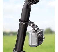ReachMall Adaptador de montaje de tija de sillín para luz trasera de bicicleta Magicshine RN120 para Trek Flare RT CNC, soporte de aleación de aluminio para tijas de sillín de 28-32 mm, accesorio de