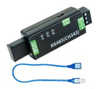 ReachMall Adaptador USB a RS485 con interruptor de resistencia de terminal para equipos de impresión 3D para cable de puerto serie de comunicación modbus, azul (FT232)