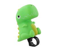 ReachMall Aire de dinosaurio de dibujos animados verdes para bocina para bicicleta de equilibrio, vinilo fuerte con instalación, seguridad divertida para montar al aire libre