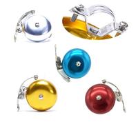 ReachMall Bicicleta de aluminio para anillo fuerte para un sonido nítido 90-100 dB manual para bocina para carretera de montaña, plegable, seguridad de ciclismo para niños