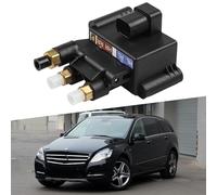ReachMall Bloque de válvula solenoide de suspensión neumática para Mercedes W213 W212 W218 W251, reemplazo directo OE A2513200158, plástico de metal para Clase E CLS R