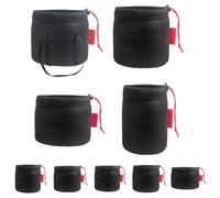 ReachMall Bolsa de malla anticolisión para exteriores que mantiene tu vajilla segura durante el transporte, como lo muestra la imagen, 28*26cm