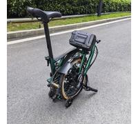 ReachMall Bolsa de suspensión frontal de 20,3 cm de EVA rígida impermeable con cinta para Brompton Cranston para 3sixty Pikes Aceoffix Mint Ruhm almacenamiento de ciclismo