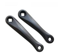 ReachMall Brazo de manivela izquierda de aleación de aluminio con agujero rómbico de 140 mm y 152 mm para pedal de rosca de 14 mm, fijación segura, transferencia de potencia suave, ciclismo
