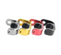 ReachMall Brompton - Gancho de horquilla delantera, tipo E, adaptador de eje de rueda de aleación de aluminio para bicicleta Brompton, color plateado