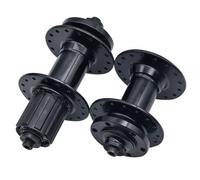 ReachMall Buje de bicicleta, cubo de freno de disco de 32 agujeros con 2 rodamientos, buje de liberación rápida de aleación de aluminio para velocidad 8/9/10, delantero 5 x 100 mm, trasero 5 x 135 mm