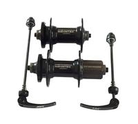 ReachMall Bujes de freno de disco para bicicleta de carretera NovaTec D471/D472SB, juego de bujes delanteros y traseros de aleación de aluminio 32H con pinchos, velocidad 8/9/10