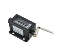 ReachMall Contador manual manual de 5 dígitos mecánicos para prensa de máquina, perilla de reinicio, uso industrial, D67F