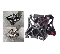 ReachMall CORKI-15 - Adaptadores de pedal de bicicleta para Look for Keo, plataforma AL6061 de aleación CNC, 90 x 90 mm, color negro