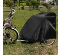 ReachMall Cubierta para remolque de bicicleta, Oxford 210D impermeable con revestimiento de poliuretano, protección resistente al viento para Qeridoo Burley Thule, 140 x 84 x 100 cm