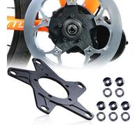 ReachMall eBike Adaptador de plato para 8Fun Bafang BBS01 BBS02, 130BCD 5 pernos espaciador de motor, aleación de aluminio de 2,5 mm