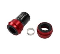 ReachMall Eje inferior, adaptador BB30/PF30 a 24 mm para bielas Shimano/FSA/Prowheel, aleación de aluminio CNC, color rojo
