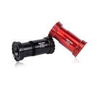 ReachMall Eje inferior de ajuste a presión para bicicleta de carretera, BB386 para evo PF30 68/73/86 mm, compatible con sram para fsa para rotor de 30 mm, color rojo