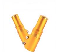 ReachMall Extensor de altura ajustable para manillar para una postura cómoda en bicicletas de montaña y viajeros urbanos, color negro