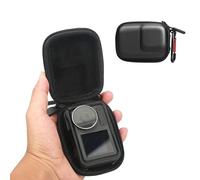 ReachMall Funda de transporte para DJI Osmo Action, caja de almacenamiento rígida para cámara con forro suave, bolsa de viaje impermeable para lentes y accesorios, color negro