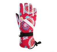 ReachMall Guantes térmicos para mujer con función de pantalla táctil sensible, resistentes al viento, aislados, guantes de invierno para conducir, motocicleta, snowboard, caminar, ajuste unisex (H)
