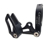 ReachMall Guía de cadena, abrazadera de tubo de asiento estilo desviador delantero para bicicleta de carretera MTB, aleación de aluminio ultraligera AL7075, color negro