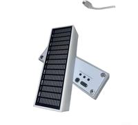 ReachMall Habilidad práctica de audio USB DIY para kit de lámpara de espectro LED Visualizador de música para salpicadero de coche uso de escritorio (blanco)