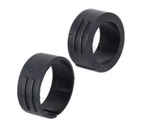 ReachMall Juego de 4 arandelas para manillar de 25,4 mm a 31,8 mm, espaciador de plástico negro para Garmin para Blackbird Xingzhe adaptador de montaje en computadora