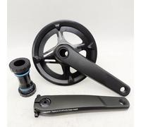 ReachMall Juego de bielas MTB de 175 mm 40T estrecho y ancho, aleación de aluminio hueco para cambio suave, bicicleta de montaña, equitación, ciclismo de sendero