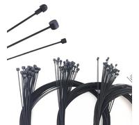 ReachMall Juego de cables de freno de acero inoxidable recubiertos de baja fricción preestirados para bicicletas plegables de carretera de montaña, cambio preciso para todo tipo de clima