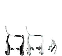 ReachMall Juego de frenos en V de aleación de aluminio para bicicleta de montaña delantera trasera, tracción lineal de 110 mm con varillas curvas, sistema de frenado estable para ciclismo