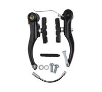 ReachMall Juego de frenos en V de aleación de aluminio para bicicleta de montaña, tirador lineal de 110 mm con varillas curvas, piezas de repuesto delanteras o traseras de ciclismo
