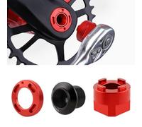 ReachMall Juego de herramientas de desmontaje y tapa de brazo de manivela de bicicleta 6061 de aleación M30 x 6,5 mm para soporte inferior DUB BB30 compatible con Sram NX para gx para xx1 para fuerza