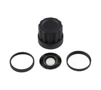 ReachMall Juego de lentes de repuesto para Insta360 X5, cubierta protectora de vidrio óptico HD con anillo de aleación, fácil de instalar para fotografía de viajes al aire libre, color negro