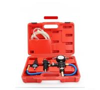 ReachMall Kit de comprobador de presión de radiador, herramienta de diagnóstico de sistema de refrigeración profesional, medidor de escala dual 0-20 kPa, conos de goma, adaptadores de chispa