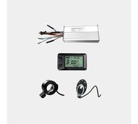 ReachMall Kit de controlador de bicicleta eléctrica de 36 V, 48 V, 1000 W, 30 A con pantalla LCD7 y sensor PAS de 8 imanes para motor eléctrico de la serie KT