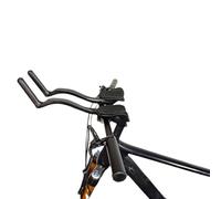 ReachMall Manillar de carbono para soporte de bicicleta TT de 31,8 mm y 40 grados para extensor de 360 y 380 mm, ligero a prueba de golpes con almohadilla de esponja, para ciclismo de carretera de
