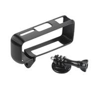 ReachMall Marco protector extendido para Insta360 X4 AIR, funda vertical horizontal de silicona con adaptador de 1/4 pulgadas, cubierta a prueba de golpes con soporte de accesorio para cámara de