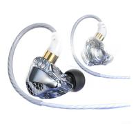 ReachMall Monitores intraurales con cable con micrófono, graves profundos, sonido envolvente 9D para consola de PC móvil, cable de 1,2 m (B)