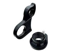 ReachMall Percha de desviador trasero para bicicleta, eje pasante, aleación de aluminio CNC, estable para Cube Stereo para modelos híbridos 120, 140, 160, color negro