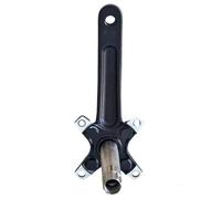 ReachMall Pierna de manivela derecha de 170 mm BCD104 hueco de aleación de aluminio de 10 ranuras para bielas Prowheel, transferencia de potencia eficiente, pedaleo suave