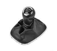 ReachMall Pomo de palanca de cambios de 5 velocidades, pomo de palanca de cambios y funda para Opel Corsa E Adam 55496814, kit de palanca de cambios de plástico negro