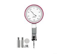 ReachMall Precisión para indicador de prueba de dial de graduación de 0,002 mm para prensa de taladro, calibre de reloj tipo palanca con marcha atrás automática de 0-0,8 mm (pequeño 0-0,2 mm)