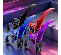 ReachMall Protector de cadena de bicicleta para desviador delantero para tija de sillín de 34,9 mm, aleación de aluminio, evita manchas de aceite, protección de pantalones, ciclismo seguro