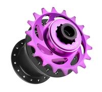 ReachMall Rueda libre de bicicleta de una sola velocidad, engranaje de aleación de aluminio 16T/18T para engranaje fijo MTB, con espaciadores y anillo de bloqueo