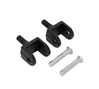 ReachMall Soportes de conexión para estribera para Surron para Light Bee S/X, kit de montaje de pedal de aleación de aluminio, hardware negro para reparación de motos eléctricas