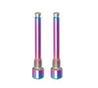 ReachMall Tornillos de freno de disco para bicicleta, tornillos roscados para aleación SRAM, resistente a la corrosión, plata, oro, colorido, reparación de ciclismo de montaña