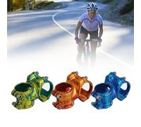 ReachMall Vástago, elevador de manillar de aleación de aluminio de 35 mm de longitud para bicicleta de montaña, abrazadera de 31,8 mm, dirección de 28,6 mm