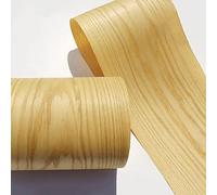 REACHYEA 1 rollo de 2,5 metros de chapa de roble rojo natural Quercus spp chapa hecha a mano DIY madera maciza panel decorativo piel patrón decorativo
