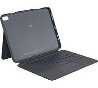 REACONDICIONADO (Buen estado): Logitech Folio Touch Keyboard Dock iPad Air 11 M2, M3, 4ª y 5ª generación [teclado en alemán, QWERTZ] oxford grey