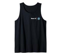 React Developers Logo Gear | Entusiasta de la programación Camiseta sin Mangas