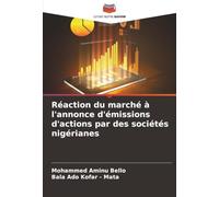 Réaction du marché à l'annonce d'émissions d'actions par des sociétés nigérianes